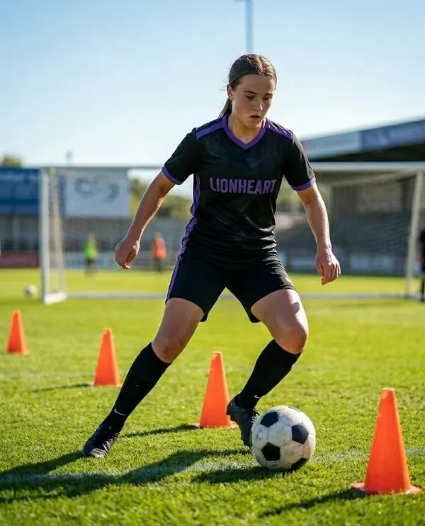 Dribbling & Footwork Drills Football training in Dubai